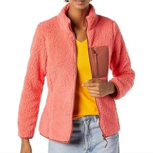 NWT Amazon Essentials Sherpa Fleece Zipper Jacket L